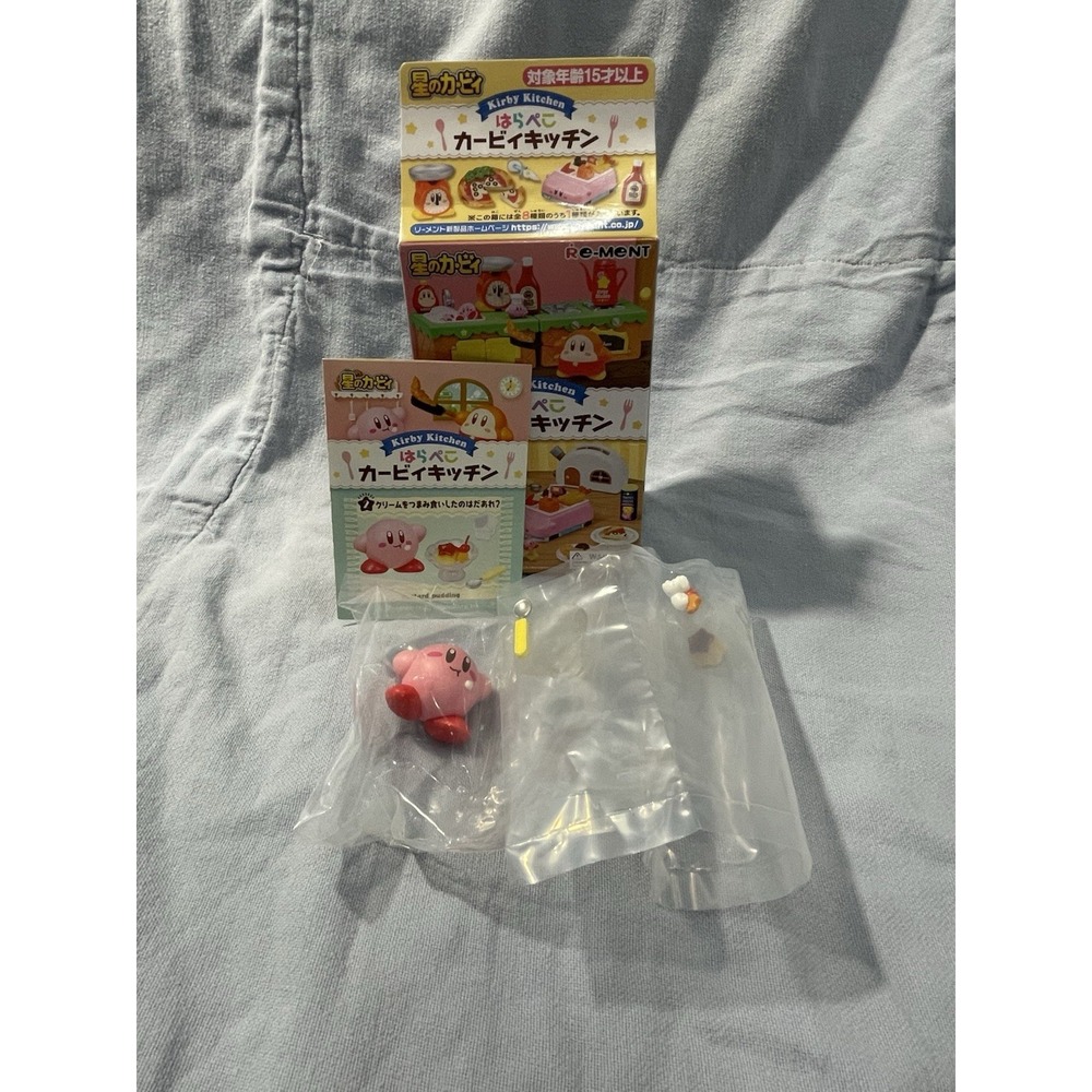NEW Re-Ment Kirby's Kitchen Mystery Box - Hungry Kirby Kitchen - Custard Pudding